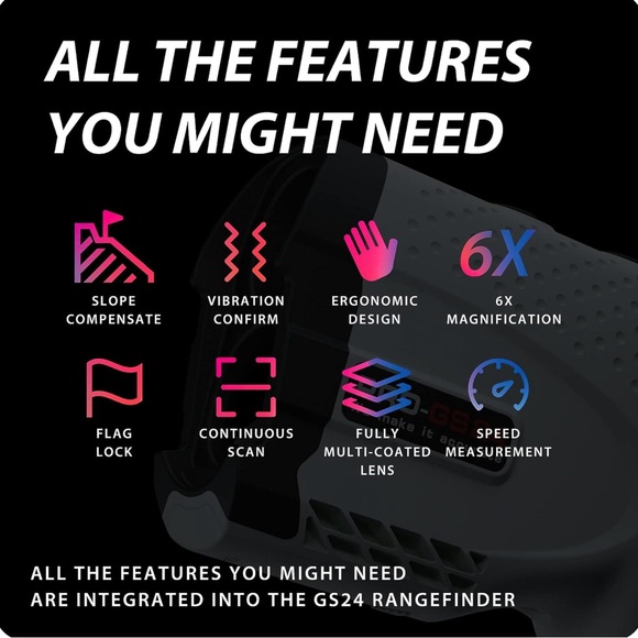 Gogogo Sport Pro-GS24 Laser Rangefinder with Case - Picture 12 of 13